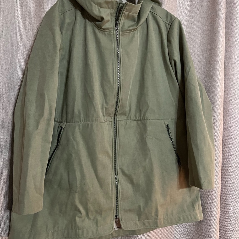 Green Mia Melon Rain Coat 3X